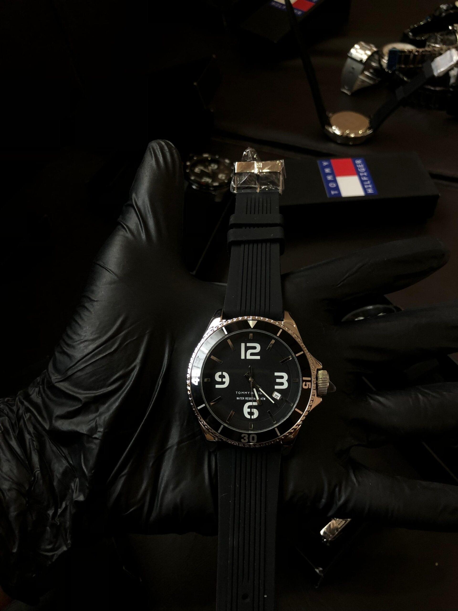 Original Tommy Hilfiger Men's Sport Watch - White Dial with Black Silicone Strap - Image 2