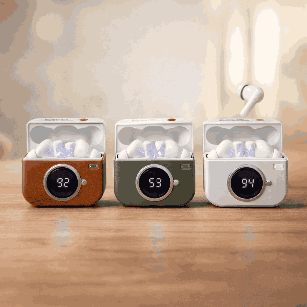 🎮 X73 TWS Wireless Earbuds – Game Box Edition 🎧 | Retro Console Design, LED Battery Display, True Wireless Stereo (Random Color) - Image 3